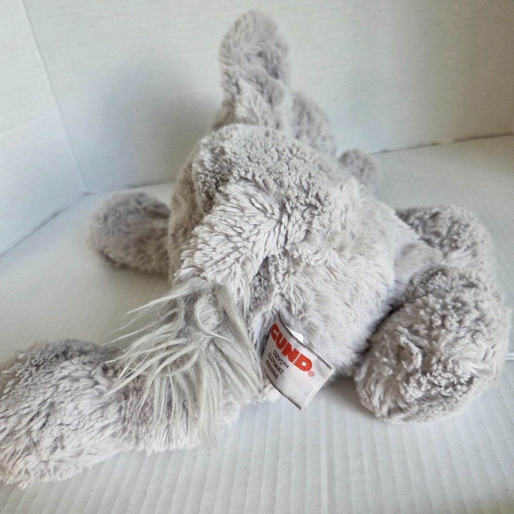 Gund Cozys Gray Elephant Plush Stuffed Animal Floppy Baby Zoo Safari 4059968 13" - Picture 6 of 10